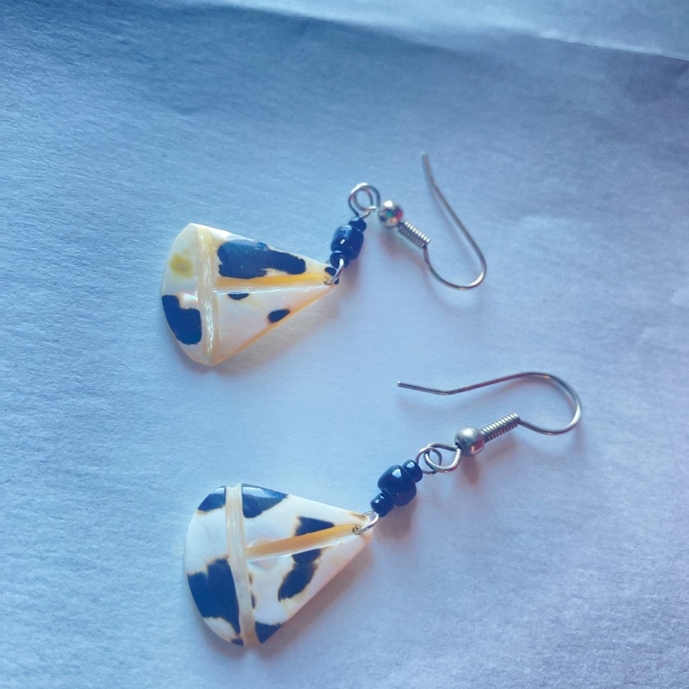 Beautiful Cow Print Earrings